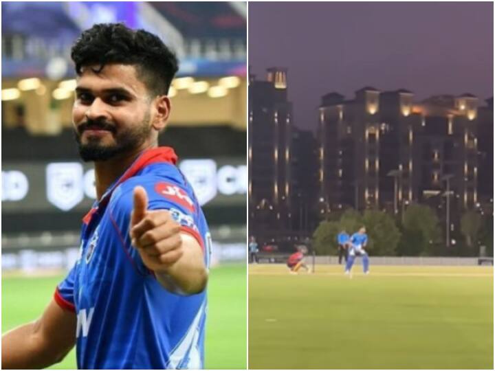 IPL 2021 Phase 2: Shreyas Iyer Hits Mammoth Six Out Of Park In Practice Game, Video Goes Viral