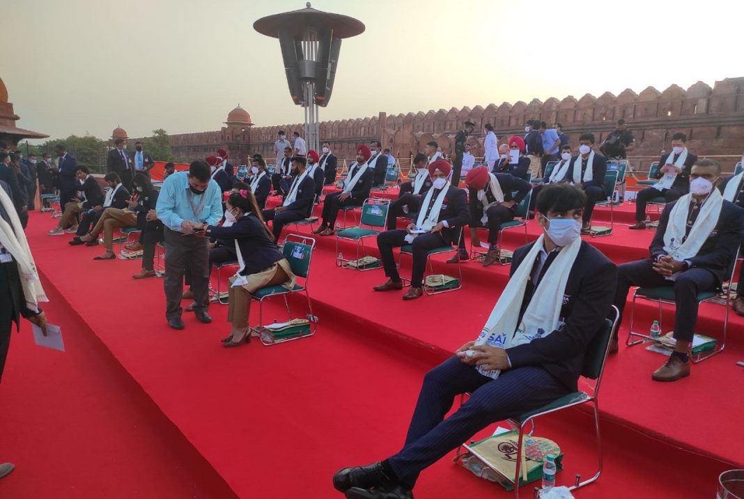 In A First, India's Olympic Athletes Join Independence Day Celebration At Red Fort