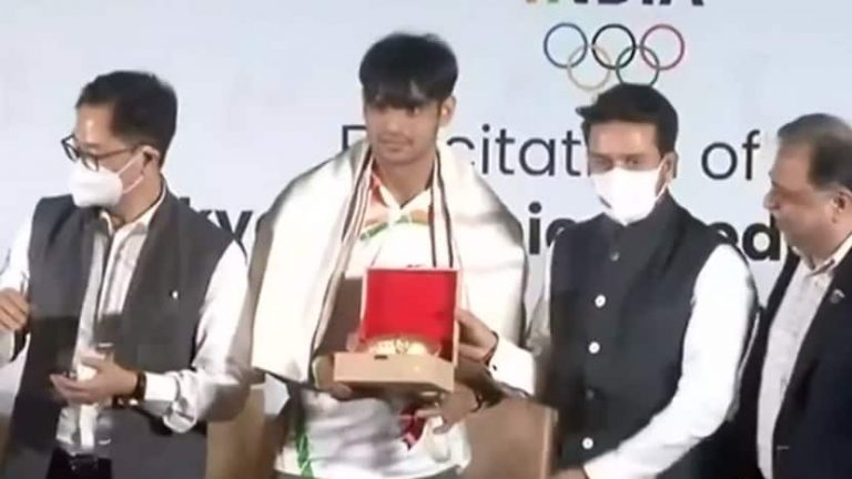 Big Moment: Neeraj Chopra’s Felicitation | ‘This is not my GOLD, It’s of all Indians’