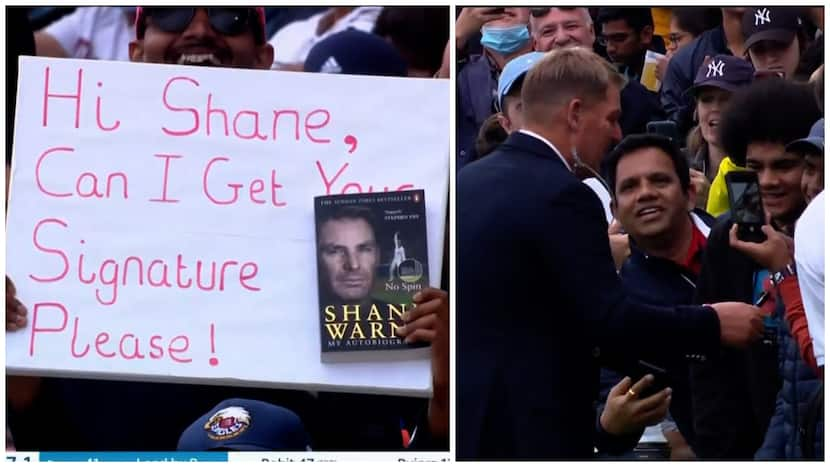 Indian Fan Held Placard For Shane Warne's Autograph, Spinner Fulfils His Wish In Style - Watch