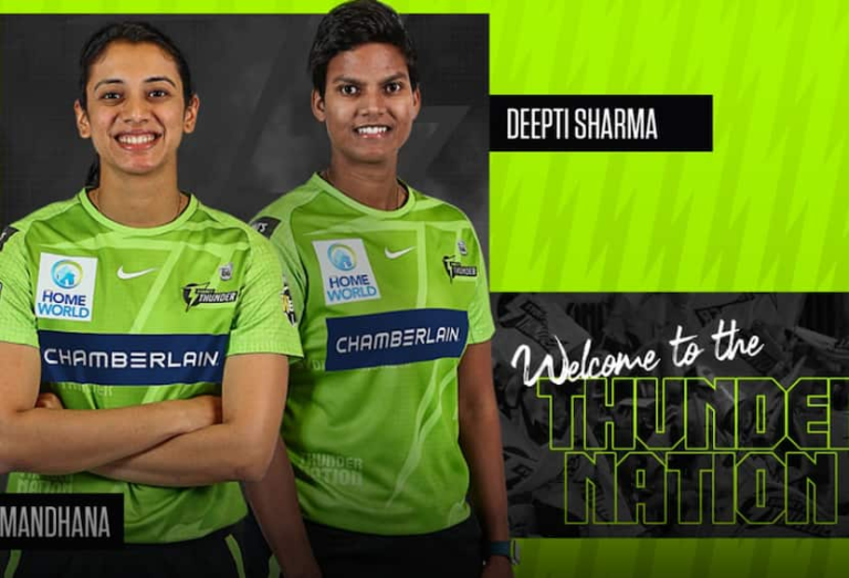WBBL: Smriti Mandhana & Deepti Sharma To Play For Sydney Thunders In Women’s Big Bash League