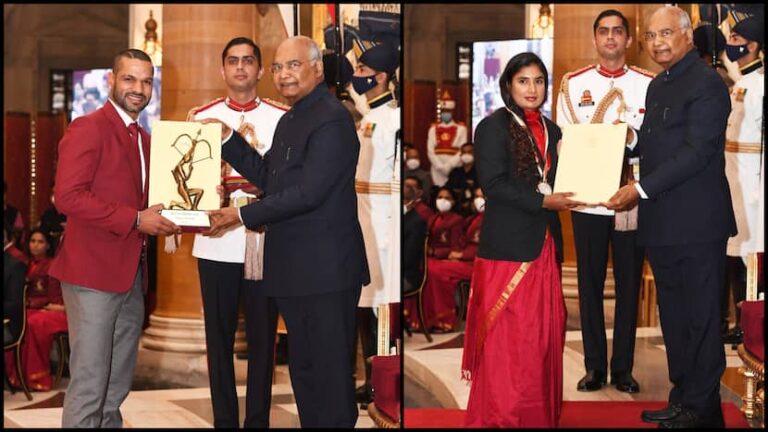Mithali Raj Awarded Khel Ratna, Dhawan Conferred With Arjuna Award – Check Full List
