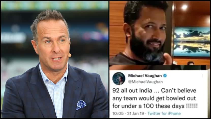 Wasim Jaffer Roasts Michael Vaughan Using Old Tweet After England's Humiliating Ashes Loss