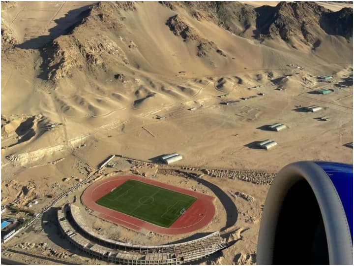 Sports Minister Anurag Thakur Shares Aerial View Of Football Stadium Built At 11,000 Feet