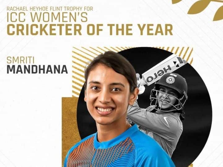 ICC Awards: India's Smriti Mandhana Bags ICC Women's Cricketer Of The Year Award