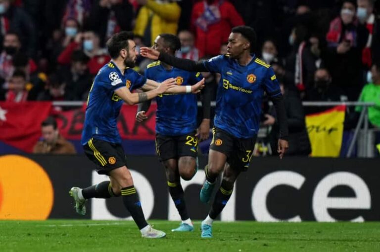 UEFA Champions League: Man United Score Late Equaliser Against Atletico Madrid