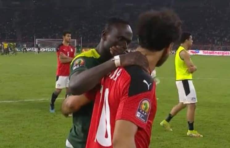 WATCH | Sadio Mane Consoles Mohammed Salah After Egypt Loses On Penalties In AFCON Final