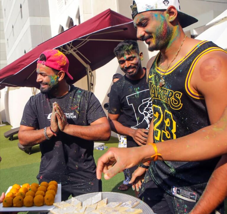 In PICS | Cricketers Celebrate Holi Ahead Of Start Of IPL 2022