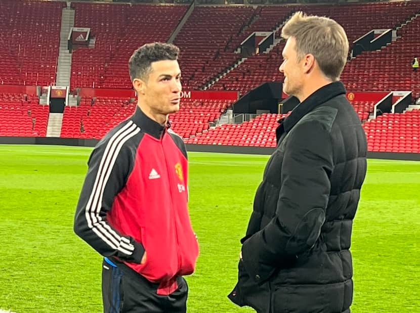 When Football's GOAT Met Rugby's GOAT: Ronaldo & Tom Brady Share Light Moments At Old Trafford