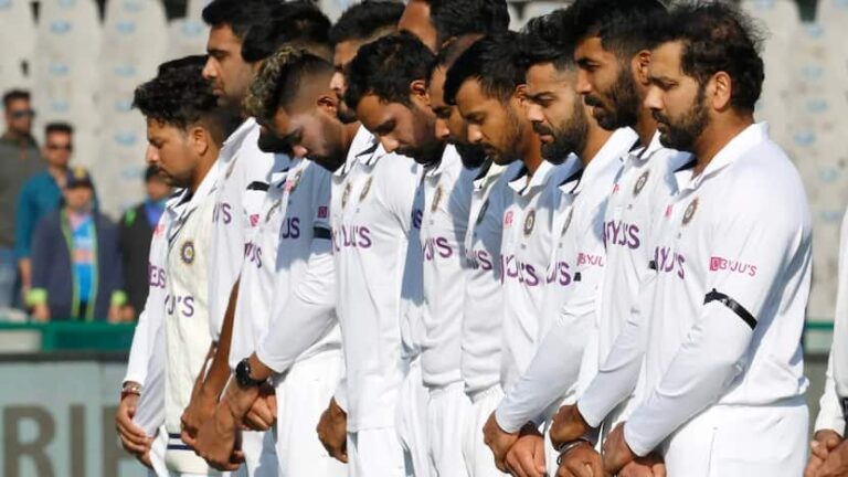India & Sri Lanka Players Wear Black Armbands & Observe 2 Min Silence In Memory Of Shane Warne