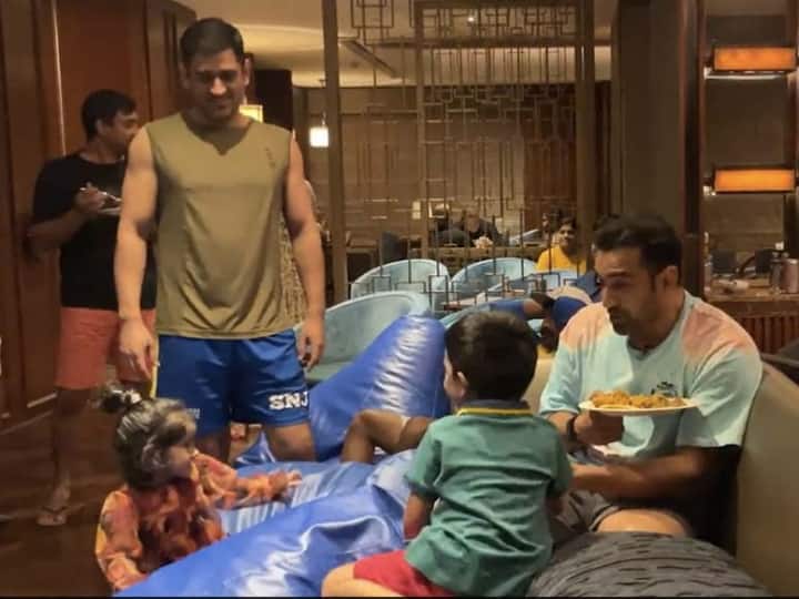 MS Dhoni And CSK Teammates Celebrate Eid With Family Members | WATCH