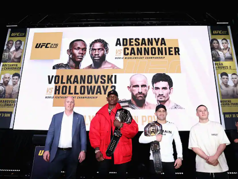 UFC 276 Adesanya Vs Cannonier - कब और कहाँ देखें, भारत में लाइवस्ट्रीम UFC इवेंट
