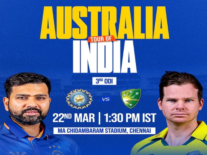 IND vs AUS 3rd ODI LIVE: ऑस्ट्रेलिया ने सीरीज के निर्णायक मैच में पहले बल्लेबाजी करने का फैसला किया
