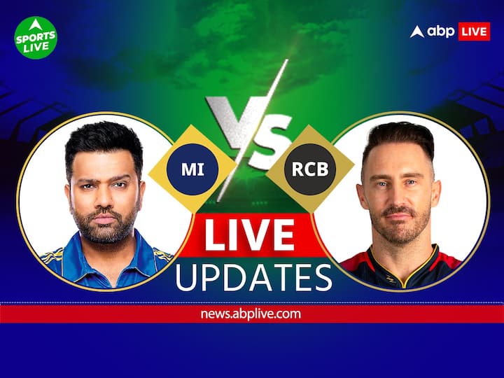 MI vs RCB, IPL 2023 LIVE: जेसन बेहरेनडॉर्फ ने पावरप्ले के अंदर दो बार स्ट्राइक की
