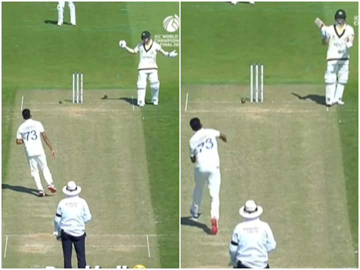 गुस्से में मोहम्मद सिराज ने गुस्से में स्टीव स्मिथ की तरफ फेंकी गेंद, ICC ने शेयर किया वीडियो