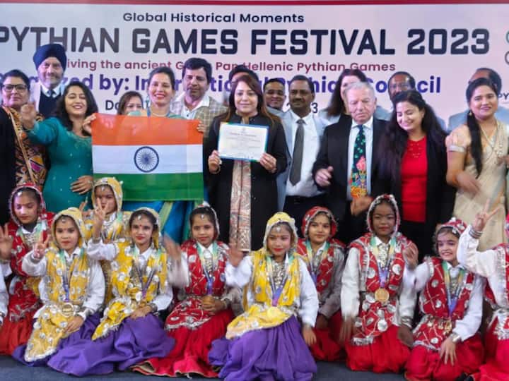 दिल्ली की मेयर शेली ओबेरॉय पायथियन गेम्स फेस्टिवल 2023 में शामिल हुईं
