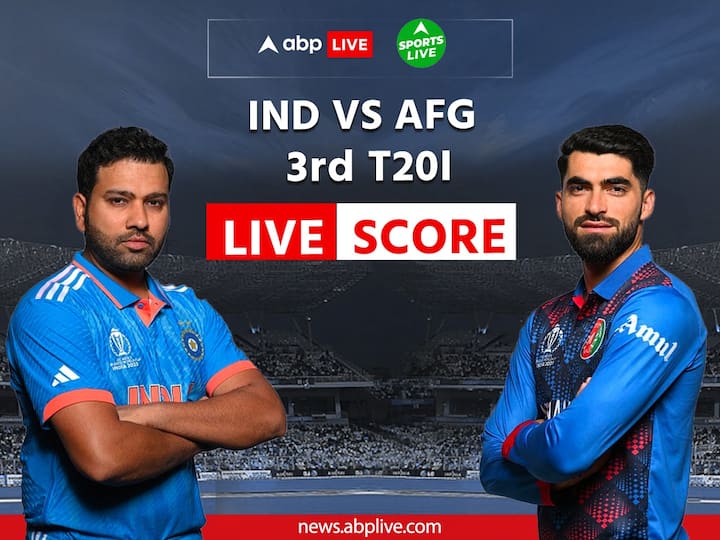 IND vs AFG तीसरा T20I LIVE: सुंदर ने डेंजरमैन मोहम्मद नबी को आउट किया
