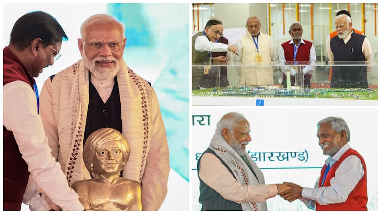 पीएम मोदी ने झारखंड में 35,700 करोड़ रुपये की कई विकासात्मक परियोजनाएं शुरू कीं - तस्वीरें
