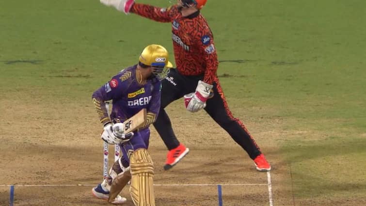 IPL 2024 Winning Moment Venkatesh Iyer Viral Video Watch KKR vs SRH Indian Premier League 2024 Final Viral Video Imperfect Shot From Venkatesh Iyer In Near-Perfect IPL 2024 Final For KKR Takes Them Across The Line Vs SRH- WATCH WINNING MOMENT