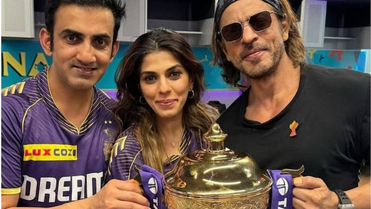 Shah Rukh Khan Offered Blank Cheque Gautam Gambhir Persuade Ditch LSG For KKR Mannat Mentor IPL 2024 Shah Rukh Khan Offered Blank Cheque To Gautam Gambhir At Mannat To Persuade Him To Ditch LSG For KKR: Report