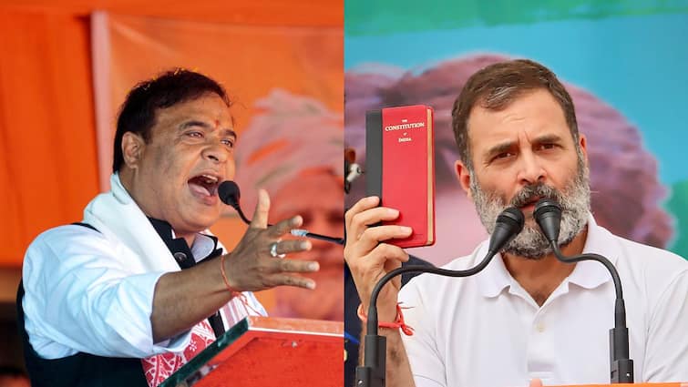 असम के मुख्यमंत्री हिमंत का आरोप है कि राहुल गांधी रैलियों में 'चीनी संविधान' प्रदर्शित करते हैं, कांग्रेस युवा

