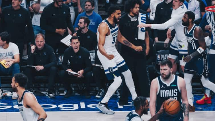 NBA 2023 24 West Conference Playoffs Kyrie Irving Loses Iconic Record During Mavericks Game 4 Loss To Wolves NBA 2023/24 West Conference Playoffs: Kyrie Irving Loses Iconic Record During Mavericks