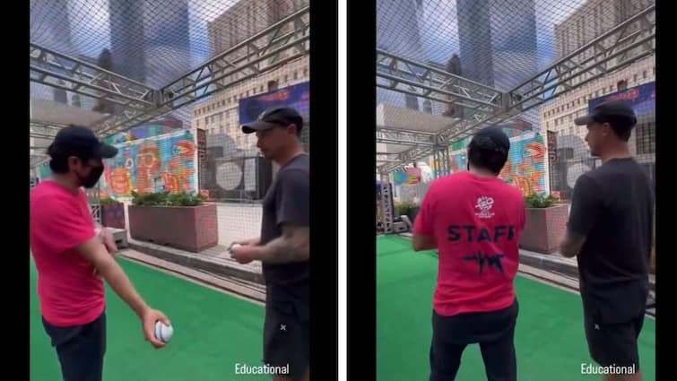 ICC Staffer Fails To Recognise Dale Steyn, Teaches South Africa Legend How To Bowl In Viral Video Watch ICC Staffer Fails To Recognise Dale Steyn, Teaches South Africa Legend How To Bowl In Viral Video- WATCH