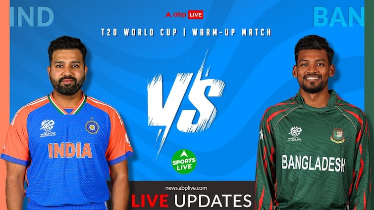 भारत बनाम बांग्लादेश टी20 विश्व कप 2024 वार्म-अप लाइव स्कोर: भारत ने अपनी पारी 182/5 पर समाप्त की
