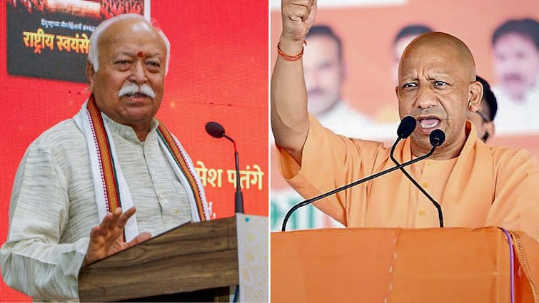 RSS Mohan Bhagwat Yogi Adityanath Meeting Gorakhpur BJP RSS Chief Mohan Bhagwat Holds 2 