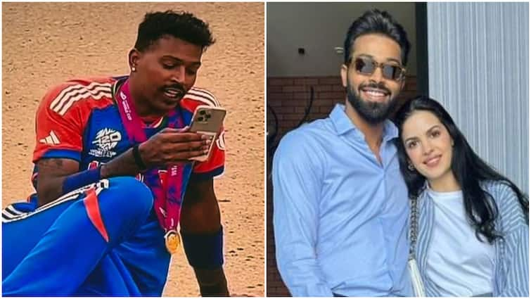 Hardik Pandya Video Call Wife Natasa Stankovic After ICC T20 World Cup Win India Beats South Africa Did Hardik Pandya Video Call Wife Natasa Stankovic After ICC T20 World Cup Win?