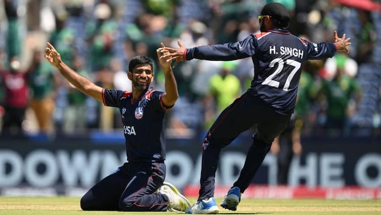 Saurabh Netravalkar Who Is USA vs PAK T20 World Cup 2024 Babar Azam Oracle Engineer Meet Saurabh Netravalkar, Mumbai-Based USA Cricketer Who Took Sweet Revenge Against Babar Azam-Led Pakistan After 14 Years