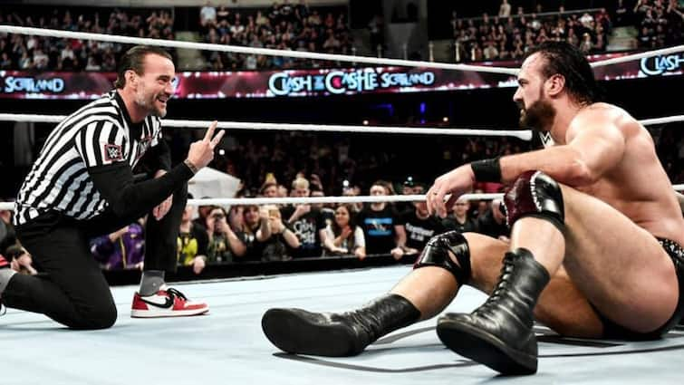 Glasgow Screwjob 2024 CM Punk Costs Drew McIntyre WHC Title WWE Clash At The Castle 2024 Damian Priest 