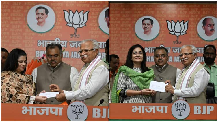 Former Congress Leader Kiran Choudhry Daughter Shruti Choudhry Join BJP Former Congress Leader Kiran Choudhry, Daughter Join BJP Ahead Of Haryana Assembly Polls