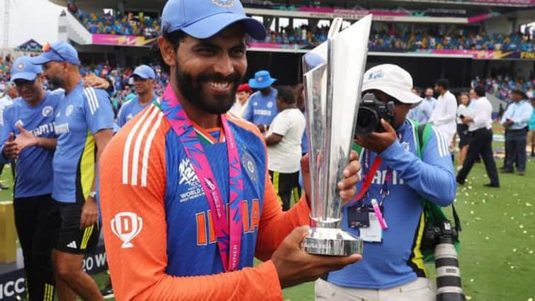 PM Modi Shares Special Message Retiring Ravindra Jadeja Wishes Him Best Future T20 World Cup 2024 Rohit Sharma Virat Kohli PM Modi Shares Special Message For 