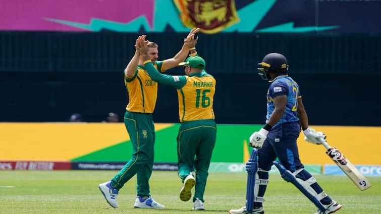 T20 World Cup 2024 Sri Lanka Stumble Against South Africa Record Their Lowest Ever T20I Score T20 World Cup 2024: Sri Lanka Stumble Against South Africa, Record Their Lowest Ever T20I Score