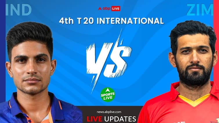 IND vs ZIM 4th T20I लाइव स्कोर: शुभमन गिल की अगुवाई वाली भारत की नजरें जिम्बाब्वे के खिलाफ सीरीज जीत पर
