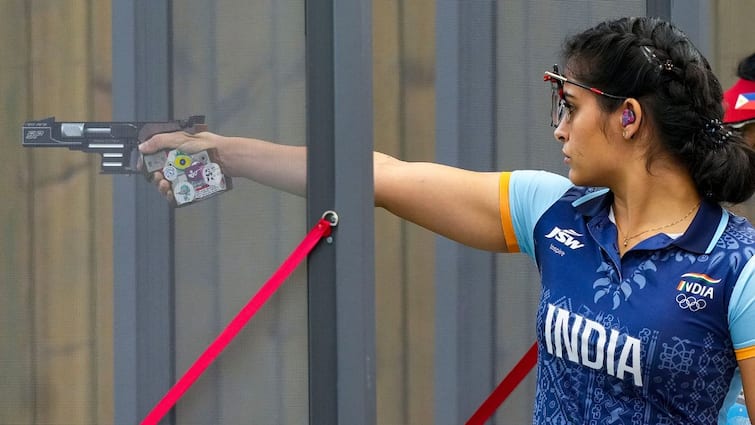 Manu Bhaker Clinches India First Gold Medal In Paris Olympics 2024, Wins 10m Air Pistol Shooting Manu Bhaker Clinches India