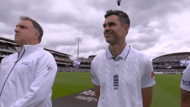 England Vs West Indies 1st Test James Anderson Leads Out England Farewell Test WATCH Lords England Vs West Indies 1st Test: James Anderson Leads Out England In Farewell Test — WATCH