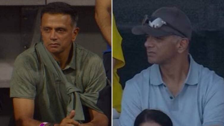 Rahul Dravid Paris Olympics 2024 In France Cheering Indian Contingent Viral Pictures Rahul Dravid Spotted Cheering On Indian Contingent In Paris Olympics 2024- SEE Viral Pics