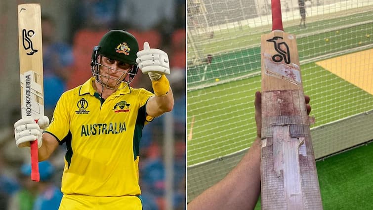 Marnus Labuschagne Retires India vs Australia ODI World Cup 2023 Final Bat Marnus Labuschagne Retires The Bat He Used To Help Australia Beat India In 2023 World Cup Final