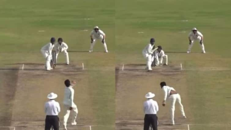 Shreyas Iyer Imitating Bowling Action Of Sunil Narine In Buchi Babu Tournament Ahead Of IPL 2025 Watch Video Shreyas Iyer Pulls Off KKR Teammate