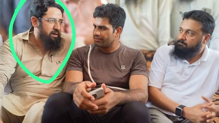 Arshad Nadeem Pakistan Olympics 2024 Gold Medallist Spotted With UN-Designated Lashkar-e-Taiba Terrorist Javelin Throw Viral Video Arshad Nadeem, Pakistan