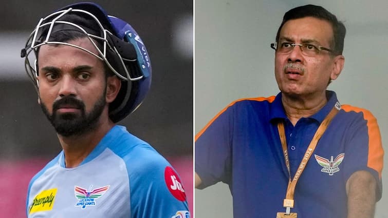 KL Rahul Meets LSG Owner Sanjiv Goenka Amid Exit Rumours Ahead Of IPL 2025 KL Rahul Meets LSG Owner Sanjiv Goenka Amid Exit Rumours Ahead Of IPL 2025 - Report