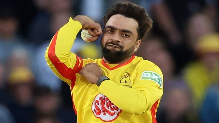 The Hundred Men 2024 Trent Rockets Suffer Huge Blow Rashid Khan Gets Ruled Out Due To Injury Chris Green named replacement Afghanistan Australia The Hundred Men