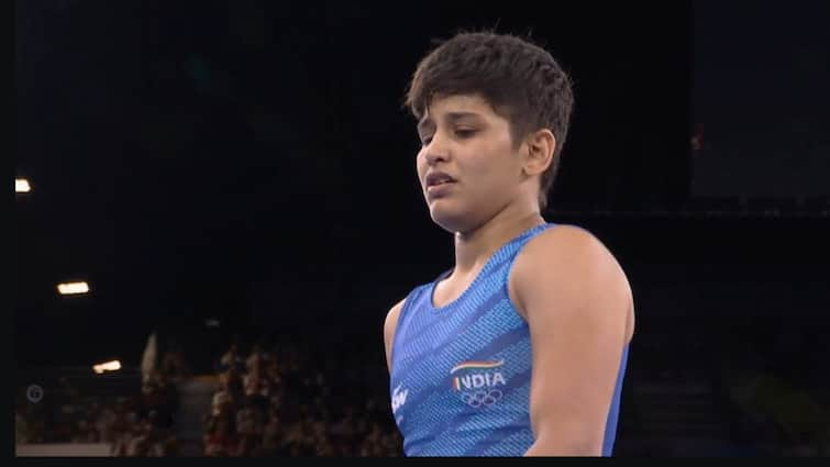 paris Olympics incident Wrestler Antim Panghal deported to India trying to smuggle sister into Games Village sports staff cab driver fight Indian Wrestler Antim Panghal Gets Deported From Paris Olympics 2024 — Here