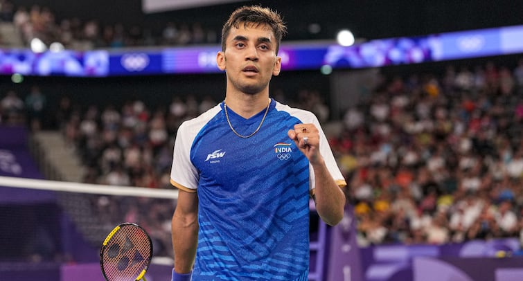 Paris Olympics 2024 Lakshya Sen India Shuttler loses Viktor Axelsen Straight Games badminton semifinal Paris Olympics 2024 