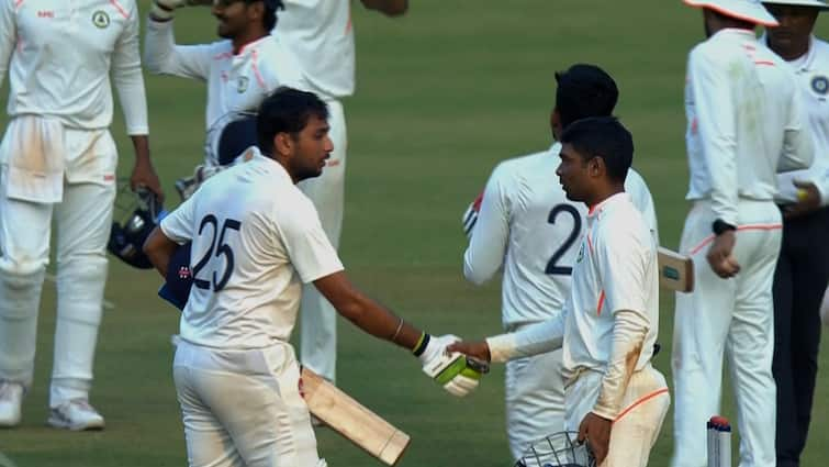 ranji-trophy-2024-25-gujarat-draw-vidharba-three-tons-karun-nair-indore-bcci-match-result-scorecard-points-table Ranji Trophy 2024-25: Gujarat Escape With A Memorable Draw; End Vidharba