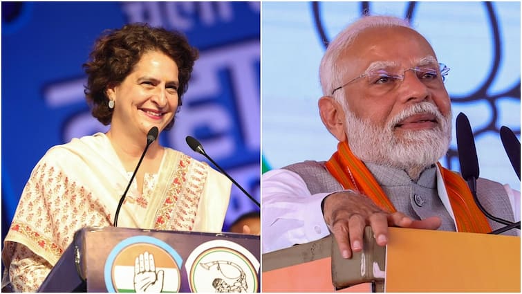 Maharashtra Election 2024 Priyanka Gandhi Invokes Bal Thackeray Shivaji Maharaj After Narendra Modi Amit Shah Challenged Rahul Gandhi Maharashtra Polls: Priyanka Gandhi Invokes Bal Thackeray After Modi-Shah Challenged Rahul — WATCH