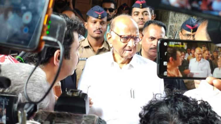 Maharashtra Elections Sharad Pawar Bags Checked By Poll Officials In Baramati Maharashtra Elections: After Rahul Gandhi, Sharad Pawar