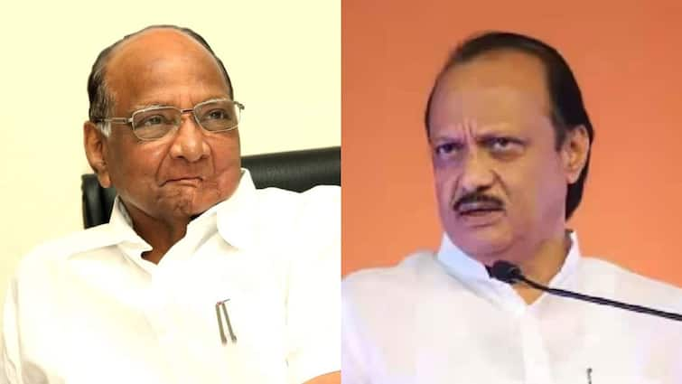 Ajit Pawar Comes In Uncle Sharad Pawar